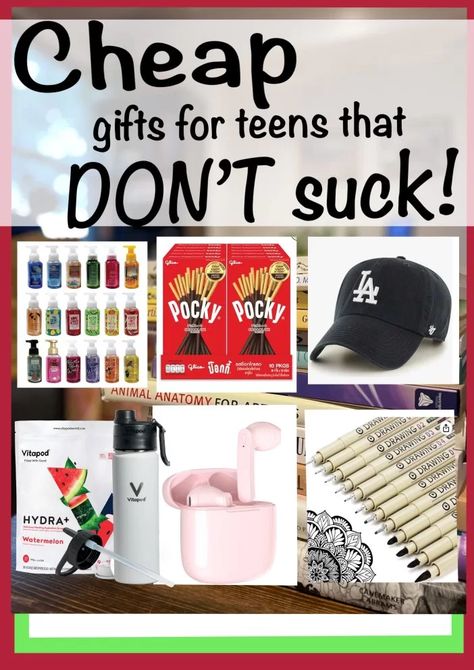 Cheap gift ideas for teen guys and girls to save money Fun Gadgets For Teens, Teen Boy Gift Basket Ideas, Middle School Prize Box Ideas, Teen Goodie Bag Ideas, Party Bag Ideas For Teens, Party Favors For Teen Girls Birthday, Birthday Party Favors For Teens, Teen Gifts Ideas, Party Favor Ideas For Teens