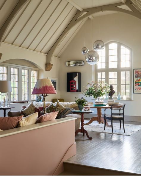 School House White, Breakfast Room Green, Pastel Interiors, Pavilion Grey, Pink Interiors, Victorian Room, Historic Colours, Somerset House, Traditional Paint