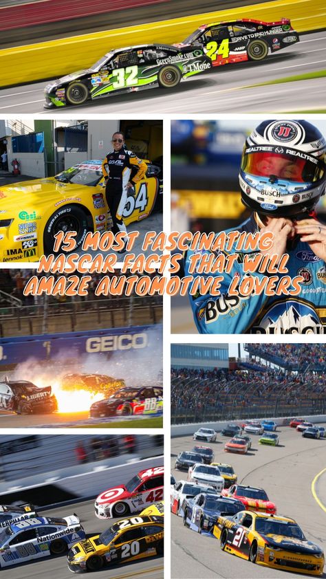 The number of fastest cars participating in this competition is a unique thing. Are you a NASCAR fan? Do you want to know the most surprising facts about your favorite racing event? You are on the right track! Here are the Most Fascinating Nascar Facts That Will Amaze Automotive Lovers: #awesomefacts #awesomefactsunbelievable #awesomefactsmindblowing #awesomefactsforkids #doyouknowfactsawesome #unbelievablefactsmindblowingawesome Nascar Engine, Nascar Race Tracks, Nascar Racers, Race Car Driving, Nascar Cars, Nascar Race Cars, Daytona 500, Nascar Cup Series, Michael Schumacher