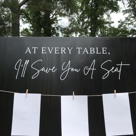 And At Every Table I'll Save You A Seat Wedding, Seating Chart Wedding Sayings, At Every Table Ill Save You A Seat Seating Chart, At Every Table Ill Save You A Seat Lover, At Every Table Ill Save You A Seat Sign, At Every Table I'll Save You A Seat Seating Chart, At Every Table I'll Save You A Seat, Table Seating Chart Wedding, Fairytail Wedding