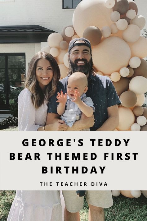 Bear Birthday Ideas, Teddy Bear First Birthday Party, 1st Bday Bear Theme, Bearly One Birthday Boy, Diy Bear Birthday Decorations, Bear Theme First Birthday, Teddy Bear Themed Birthday Party, First Birthday Teddy Bear Theme, Teddy Bear 1st Birthday