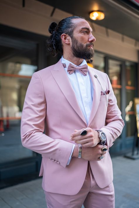 Make a Statement at Summer Weddings and events with Our Pink Panache Tuxedo. Elevate your style with a touch of flair. Don't blend in stand out! Find yours now! Priced at USD 369 with free shipping! #HolloMen #Tuxedo #Shopnow #PinkPanacheTuxedo #SummerStyle #DressToImpress #MomentsOfDistinction Pink Tuxedo, Pink Plain, Slim Fit Tuxedo, Party Attire, Suit Material, Pink Suit, Slim Fit Suits, Tuxedo Suit, Tuxedo For Men