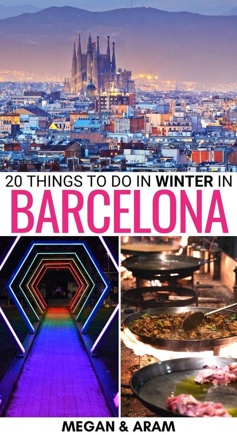 Barcelona Winter, Barcelona In Winter, Spain Winter, Barcelona Guide, Barcelona Itinerary, Barcelona Travel Guide, Things To Do In Barcelona, Parc Guell, To Do In Barcelona