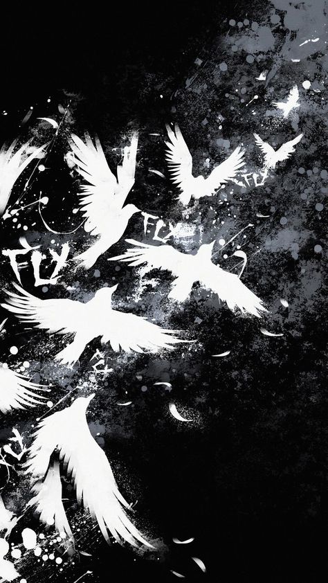 Crows Artwork, Black Butler Wallpaper, Wallpaper Display, Iphone Wallpaper Landscape, Goth Wallpaper, Gothic Wallpaper, Abstract Art Wallpaper, Edgy Wallpaper, Dark Wallpaper Iphone