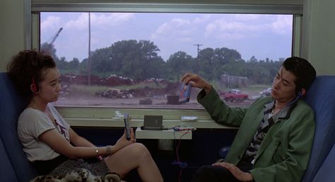 Train Movie, Jim Jarmusch, Mystery Train, Indie Movies, Film Grab, Great Films, Lost Soul, Ladies Night, Pose Reference Photo