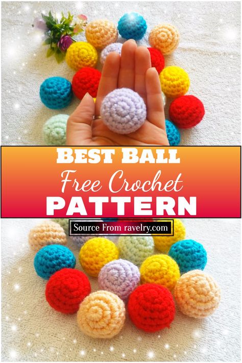 15 Free Crochet Ball Patterns Crochet Ball Cat Toy, Crochet Dog Ball Free Pattern, Crochet Balls Pattern, Crochet Cat Ball Pattern, Crochet Kitten Toys, Crochet Cat Nip Toys Free Pattern, Crochet Patterns Cat Toys, Free Cat Toy Crochet Patterns, Small Crochet Ball Free Pattern