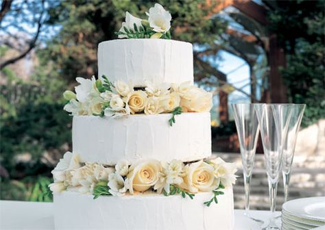 I supposed if I HAD to have a wedding cake... it would be this lemon and white chocolate cake from Bon Appetit. Lemon Wedding Cake, Lemon Wedding Cakes, Cheesecake Wedding Cake, Wedding Cheesecake, Lemon Wedding, Cakes Chocolate, Boda Diy, Cake Dome, Wedding Cake Recipe