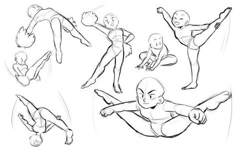 Poses y Cuerpo Drawing Bases, Some Sketches, Different Poses, Drawing Expressions, 캐릭터 드로잉, Character Sketches, Figure Drawing Reference, Body Drawing, Art Poses