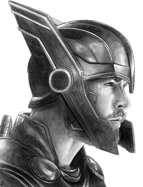 A Drawing, Thor, Marvel