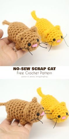 Crochet Cat Toys, Crocheted Cat, Cat Crochet, Crochet Cat Pattern, Crochet Keychain Pattern, Crochet Animals Free Patterns, Crochet Business, Crochet Amigurumi Free Patterns, Crochet Things