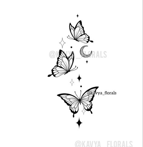 Mariposas Tattoo, Simple Unique Tattoos, Front Shoulder Tattoos, Simple Butterfly Tattoo, Butterfly Tattoo Stencil, Butterfly Tattoos On Arm, Cute Thigh Tattoos, Feminine Skull Tattoos, Unique Butterfly Tattoos