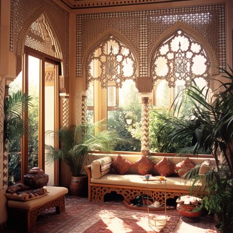 Inspiration Room Ideas, Arabian House Design, Arab House, Arabic House, Architectural Photos, Arabic Living Room, Arabic Interior Design, Arabic Architecture, Moroccan Style Home