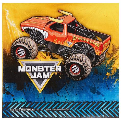 Monster Jam Birthday Party, Monster Truck Jam, Monster Jam Birthday, Monster Jam Party, Monster Truck Party, Monster Trucks Birthday Party, Monster Truck Birthday, Trucks Birthday Party, Truck Party