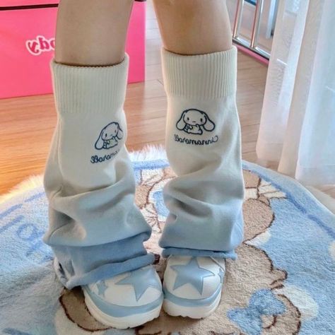 Sanrio Products, Sanrio Outfits, Sanrio Clothes, Kitty Clothes, Street Outfits, Hello Kitty Clothes, Kawaii Shoes, Leg Warmer, Kawaii Fashion Outfits