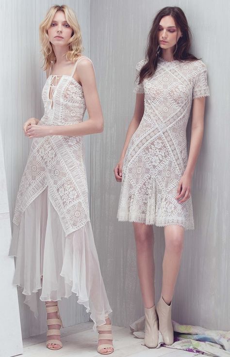 Resort 2017 Fashion, Tadashi Shoji, Vestidos Vintage, White Dresses, Fashion 2017, Pretty Dresses, Spring Summer Fashion, Runway Fashion, Spring Fashion