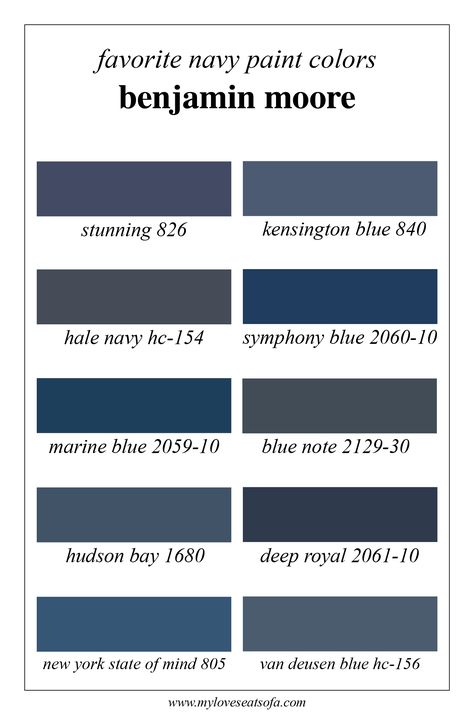 Benjamin Moore Navy Blue, Blue Benjamin Moore Paint Colors, Benjamin Moore Paint Blue, Benjamin Moore Stunning, Stunning Benjamin Moore, Navy Blue Benjamin Moore Paint, Marine Blue Benjamin Moore, Benjamin Moore New York State Of Mind, Blue Paint Colors Benjamin Moore