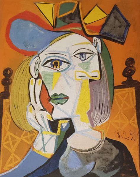 1800 Art, Colourful Paintings, Picasso Cubism, Picasso Portraits, Pablo Picasso Art, Composition Painting, Abstract Ideas, Art Deco Paintings, Pablo Picasso Paintings