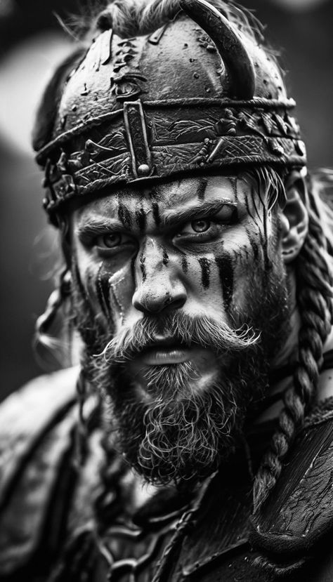 Viking Photography, Nordic Warrior, Viking Makeup, Danish Vikings, Viking Pictures, Viking Warrior Tattoos, Helmet Tattoo, Vikings Tattoo, Winning Tattoo