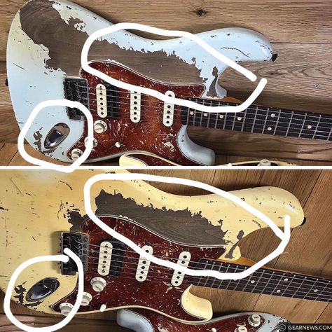 https://www.gearnews.com/fender-custom-shop-relic-guitars-stencilled-finishes-on-premium-instruments/?fbclid=IwAR0u4lQTWpHyN5IW5sVRGoWjYf3SHXjBpOJO0BnWME6Ym5yA0vO1OOKVyzM How To Relic Guitar, Fender Relic, Fender Custom Shop Stratocaster, Relic Guitar, Strat Guitar, Guitar Inspiration, Leo Fender, Fender Strat, Electric Guitar Design