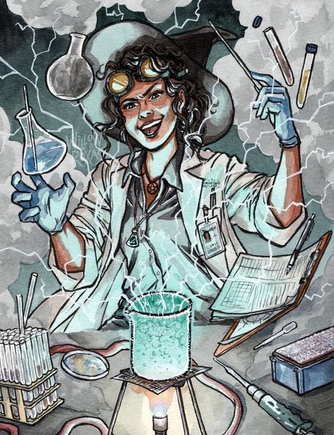 R Drawing, Scene Drawing, Mad Science, Drawing Websites, Witch Aesthetic, Landscape Drawings, Mad Scientist, Urban Fantasy, Hand Art Drawing