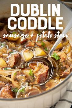 Sausage And Potato Stew, Dublin Coddle Recipe, Coddle Recipe, Irish Sausage, Dublin Coddle, Irish Recipes Authentic, Irish Cooking, Sausage Stew, Irish Potato