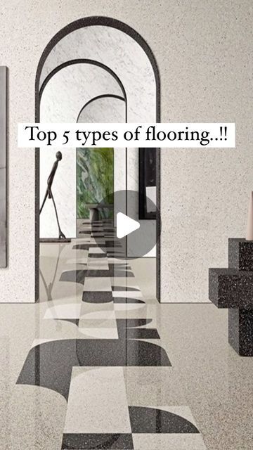 Eunoia architects on Instagram: "Top 5 types of flooring..!!! . . [Marble,Granite,Terrazzo mosaic,Kota stone,Vitrified tiles] #renovationproject #construction #interiordesign #inspiration #trending #interiorreels #reelsinstagram #residentialflooring" Types Of Tiles Flooring, Kadapa Stone Flooring, Kota Stone Flooring Design, Terrazzo Flooring Design, Trending Flooring, Kota Flooring, Granite Flooring Design, Terrazzo Flooring Pattern, Terrazzo Floor Design