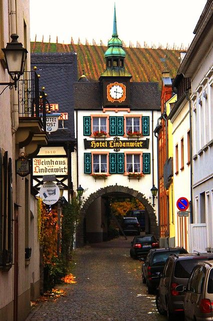 Rudesheim Germany, Rhine River Cruise, Visit Germany, Rhine River, Clock Tower, Germany Travel, Oh The Places Youll Go, Places Around The World, Bavaria