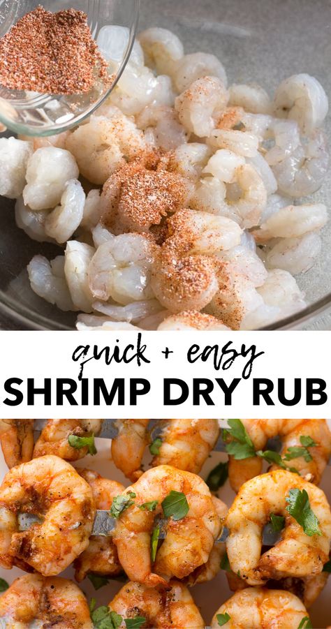 Shrimp Dry Rub, Seasoning For Shrimp, Seafood Snacks, Grilled Shrimp Seasoning, Pan Kitchen, Dry Rub Recipes, Grilled Prawns, Bbq Shrimp, Grilled Shrimp Recipes