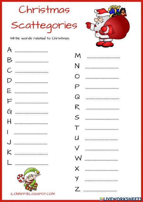 Christmas Classroom Games, Classroom Christmas Party Ideas, Classroom Games For Kids, Classroom Christmas Party Games, Diy Holiday Ornaments, Games In English, Winter Worksheets, Classroom Christmas Activities, Classroom Christmas Party