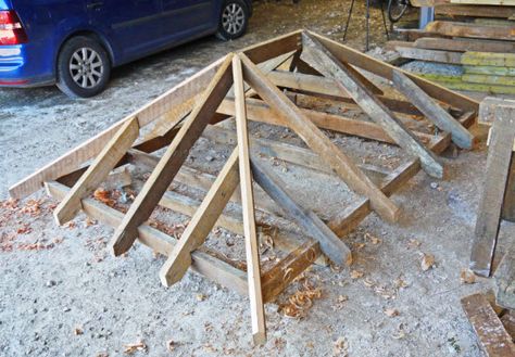 How To Build A Hip Roof Shed Roof Shed Design, Building A Shed Roof, Hip Roof Design, Shed Roof Design, Shed Design Plans, Build A Farmhouse Table, Cedar Shingle Roof, Framing Construction, House Roof Design