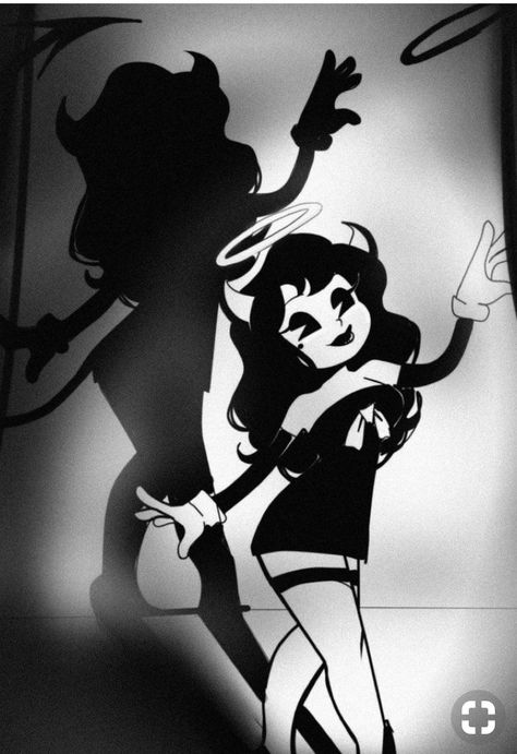 Angel From Bendy, Say Yes To Heaven, Goth Doll, Angel Demon, Y2k Profile Picture, Alice Angel, Bendy And The Ink Machine, Old Cartoons, Cartoon Profile Pics