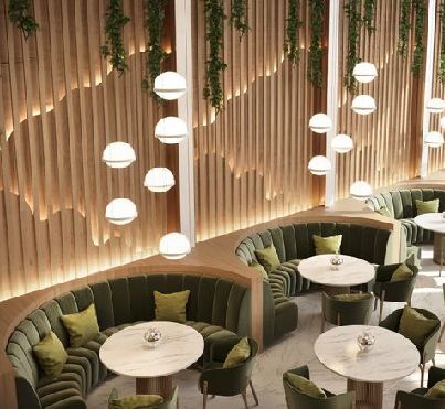 Luxury Restaurant Interior, Bio Design, Turkish Restaurant, Modern Restaurant Design, Sustainable Interior Design, Decoration Restaurant, Coffee Shops Interior, Luxury Restaurant, Modern Restaurant