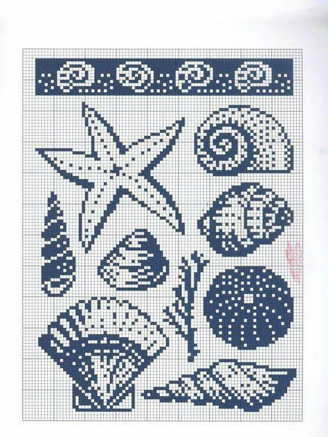 Cross Stitch Sea, Tapestry Crochet Patterns, Crochet Tapestry, Cross Stitch Animals, Cross Stitch Patterns Free, Free Cross Stitch, Crochet Chart, Tapestry Crochet, Knitting Charts