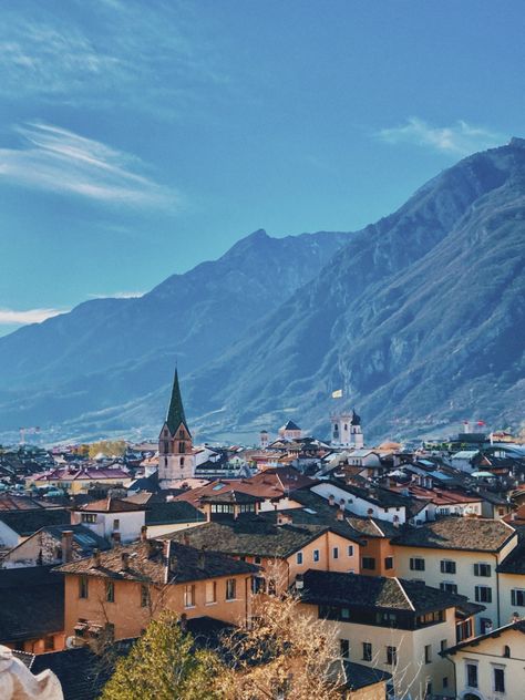 #trento #city #christmas #mountains #winter #italy Italy Mountains Winter, Northern Italy Winter, Italy Trento, Christmas Mountains, Italy In March, Northern Italy Travel, Trento Italy, Italy Winter, Landscape Reference