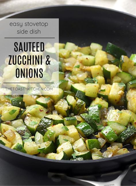 Diced Zucchini Recipes, Zucchini And Onions Recipes, Cubed Zucchini Recipe, Stovetop Zucchini Recipes, Zucchini Stove Top, Zucchini Recipes Sides, Zucchini And Onion Recipes, How To Cook Zucchini And Squash, Steamed Zucchini Recipes