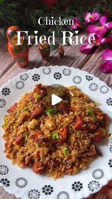 Tasty Indian Recipez on Instagram: "Chicken Fried Rice 😋

#chickenfriedrice
#friedrice
#chicken" Egg Rice Recipes, Fried Rice Recipe Chicken, Rice Recipes Indian, Masala Rice, Egg Masala, Food Egg, Egg Rice, Chicken Fried Rice Recipe, Egg Fried Rice