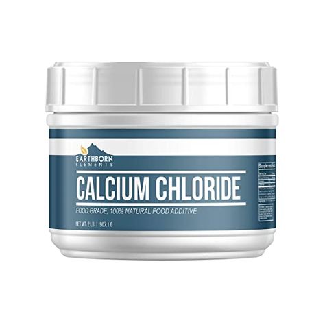 Calcium Chloride (2 lb Tub) by Earthborn Elements, Food Grade, Brewing/Winemaking, Pickling, Cheesemaking, Sports Drinks, Food Additive/Preservative: Amazon.com: Grocery & Gourmet Food Pickle Vegetables, Wine Making Equipment, Calcium Chloride, Diy Essentials, Making Food, Cheese Making, Food Additives, Pickled Vegetables, Pureed Food Recipes