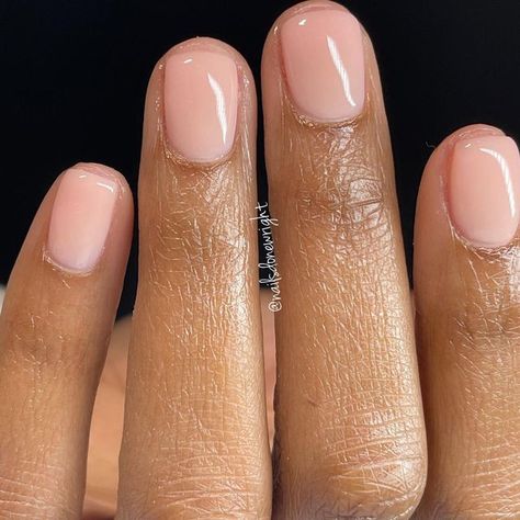 Natural Nails Ideas Polish, Structured Gel Manicure Short, Short Nails Sns, Luminary Nails Design Short, Gel Mani Short Nails Natural, Short Natural Nails Manicures, Gel Manicure Ideas For Short Nails, Natural Gel Nails Ideas, Gel Manicure Natural Nails