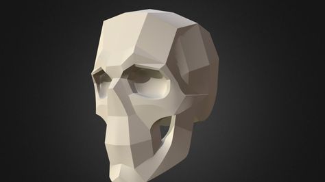 Planes of the Skull by Anatomy Next - Interactive 3D model on Sketchfab Skull Planes Anatomy, Human Head Reference, Simplified Skull, Planar Sculpture, Skull Construction, Head Reference Drawing, Horror Reference, Sculpture Anatomy, Human Skull Drawing