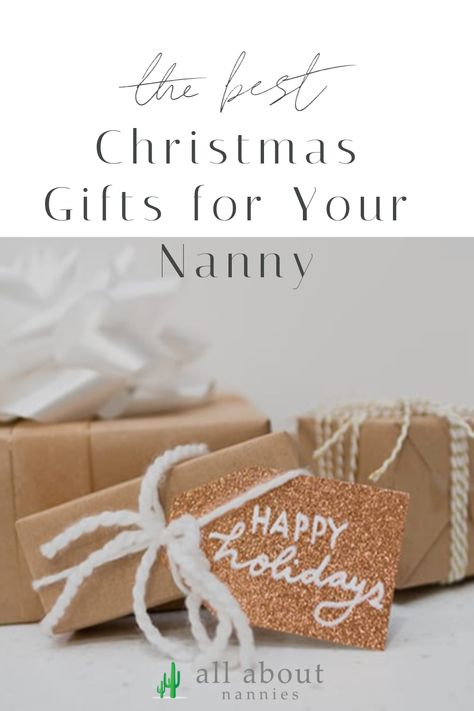 Need some help trying to figure out what to purchase your nanny, the one that watches and cares for your precious children? Don't worry we have put together a Christmas gift idea guide to help you find the perfect gift for your nanny. Let her know she's appreciated this time of the year with one of the amazing gifts featured in this guide.   #nannygifts #christmasgifts #giftsfornanny #nannychristmasgifts #allaboutnannies #nannyplacementagency #arizonanannyagency #arizonanannies #aznanny Nanny Gift Ideas, Nanny Christmas Gift Ideas, Nanny Gifts Christmas, Gifts For Nanny, Nanny Gifts Goodbye, Gifts For Nanny Christmas, Christmas Gift For Babysitter, Christmas Gift For Nanny, Babysitter Christmas Gifts