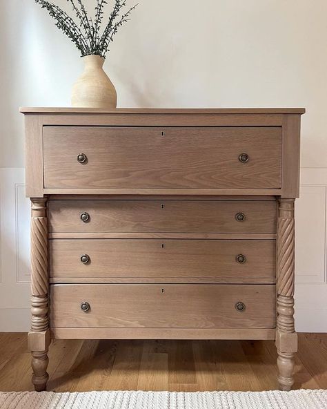 Paint It Beautiful | Tan washes are my go to for creating a modern & light wood tone | Facebook Tan Wash Furniture, Tan Wash, Tan Paint, Furniture Flipping, Furniture Flip, Dark Furniture, Painted Dresser, Spring Ideas, Painting Furniture