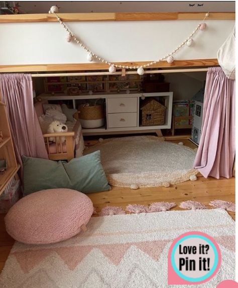 Loft Bed Ideas, Shared Boys Rooms, Ikea Kura Bed, Kura Bed, Ikea Kura, Toddler Bedroom Girl, Nursery Style, Kids Bedroom Inspiration, Paint Color Schemes