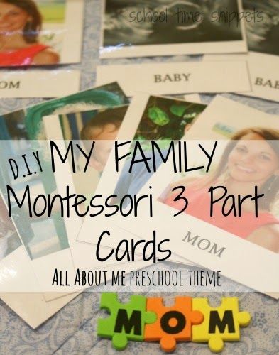 My Family 3-Part Montessori Cards from School Time Snippets Family Tree Activity, Preschool Family Theme, Tree Activities, All About Me Preschool Theme, Family Tree For Kids, Me Preschool Theme, Family Activities Preschool, Preschool Family, Prek Ideas