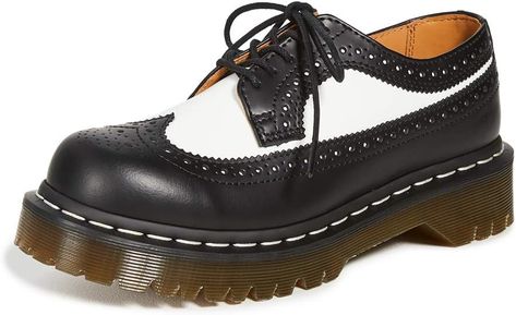 Dr. Martens famous “bouncing” AirWair soles are comfortable, oil and fat resistant and provide good abrasion and slip resistance Dr Martens 3989, Shoe For Men, Dr Martens Womens, Brogues Men, Wingtip Shoes, Statement Shoe, Shoe Last, Brogue Shoes, Star Shoes