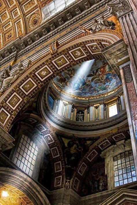 Vatican City, Italy - Sistine Chapel Vatican City Italy, Vatican Museums, Sistine Chapel, Vatican City, Classical Architecture, The Ceiling, Place Of Worship, Beautiful Architecture, Beautiful Buildings