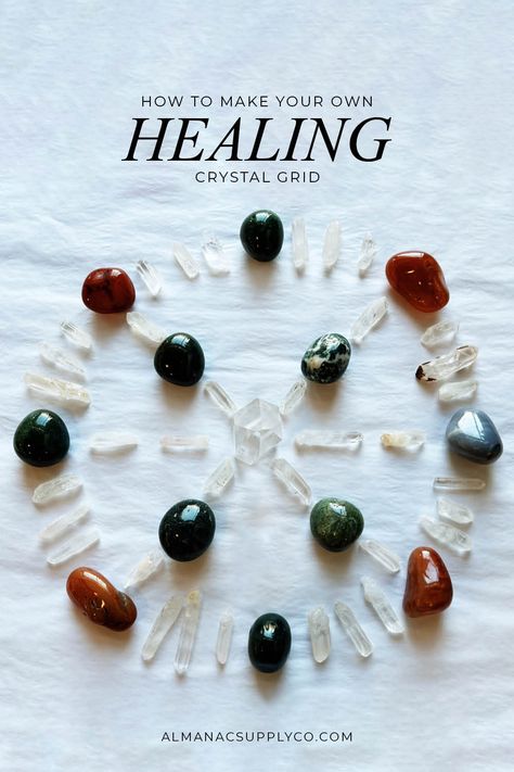 Crystal Grid For Healing, Crystal Grids For Healing, Crystal Grid For Protection, Crystal Grids Layout, Crystal Grids For Beginners, Crystal Grids, Crystal Healing Grids Layout, Crystals For Wealth, Crystals Healing Grids