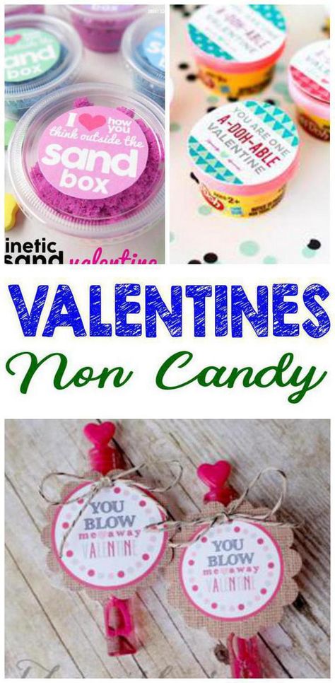 10 Non Candy Valentines Kid Will Love! BEST Valentine Ideas For School - Friends - Fun - School Parties - Valentine Party Favors - Treats! Enjoy all these non candy Valentines for kids. Any of these ideas will have you ready for your kids Valentines school party in no time at all or just a small Valentine gifts for children to give to their friends or teachers.  Pass out Valentines that kids will want to receive.  Choose one of the best and most amazing Valentines party favors Valentine Ideas For School, Valentines Gifts For School, Kids Valentines Gifts, Non Candy Valentines, Small Valentines Gifts, Valentines Day Sayings, Clever Valentines, Candy Valentines, Valentines Bricolage