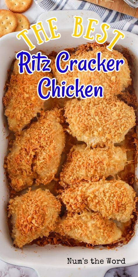 Ritz Chicken, Ritz Cracker Recipes, Ritz Cracker Chicken, Cracker Chicken, Breaded Chicken Tenders, Ritz Cracker, Oven Fried Chicken, Oven Chicken, Chicken Dish