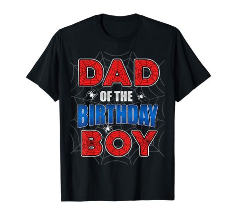 PRICES MAY VARY. Are you looking for a spider web birthday tee? This Dad of the Birthday Boy apparel is perfect for your son's upcoming birthday party. Great idea for that spider web themed birthday party. An ideal costume for men, every dad and father, papa or daddy Your little boy's dad will love wearing this fun print! Family Birthday Party Spider Web Matching Apparel. Great Spider Web bday present or gift idea for best friend, papa, brother, dad, grandpa, husband, nephew, uncle, daddy, lil b Costume Spider, Idea For Best Friend, Family Birthday Party, Costume For Men, Mens Birthday Party, Spiderman Birthday, Family Birthday, Birthday Tee, Boy Costumes