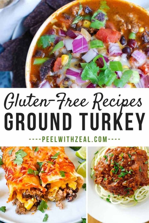 Gluten Free Ground Turkey Recipes, Turkey Breakfast Recipes, Turkey Kofta, Ground Turkey Chili Recipe, Recipes Using Ground Turkey, Turkey Recipes Healthy, Turkey Lunch, Ground Turkey Chili, Ground Turkey Soup